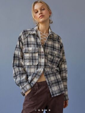 Urban BDG Wally Flannel Button-Down Shirt